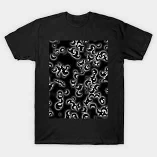 Black and White Crescent Moons T-Shirt